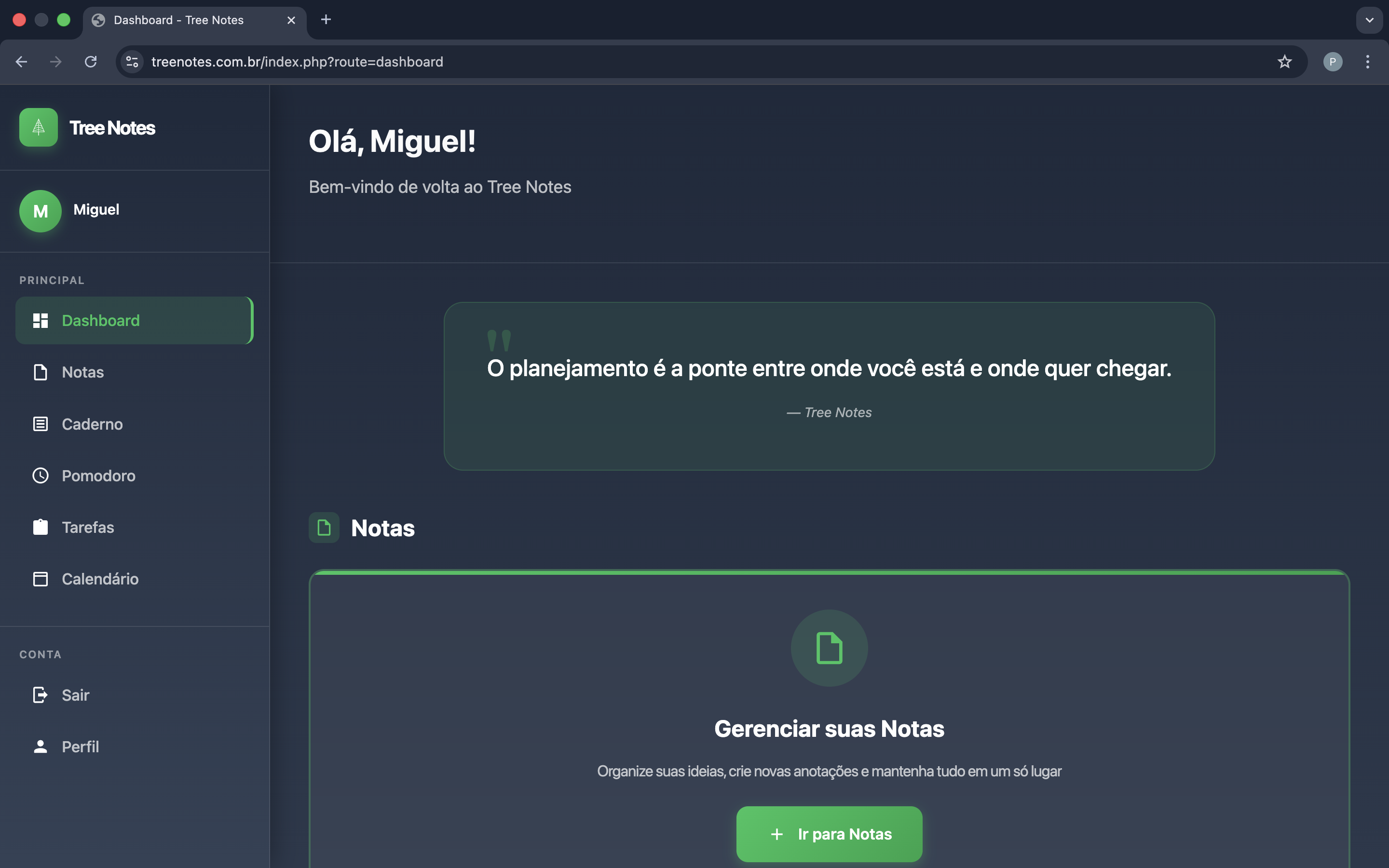 Dashboard Tree Notes
